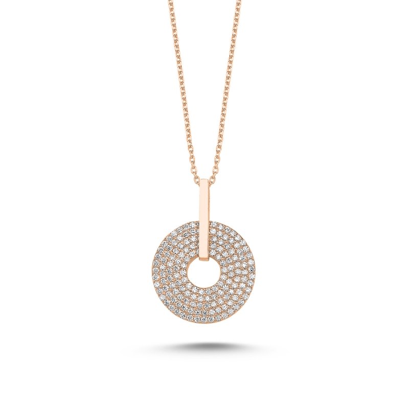 CZ%20Movable%20Hoop%20Necklace-Rose%20Gold%20Plated