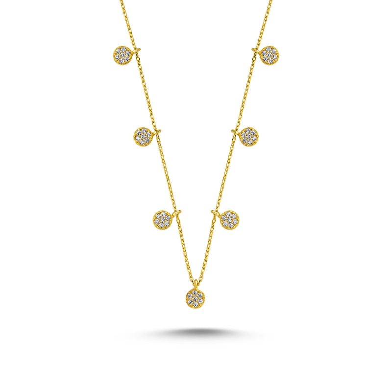 Round%20CZ%20Charm%20Necklace-Gold%20Plated