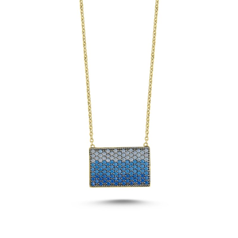 Nano%20Blue%20Toning%20Rectangle%20Necklace-Gold%20Plated