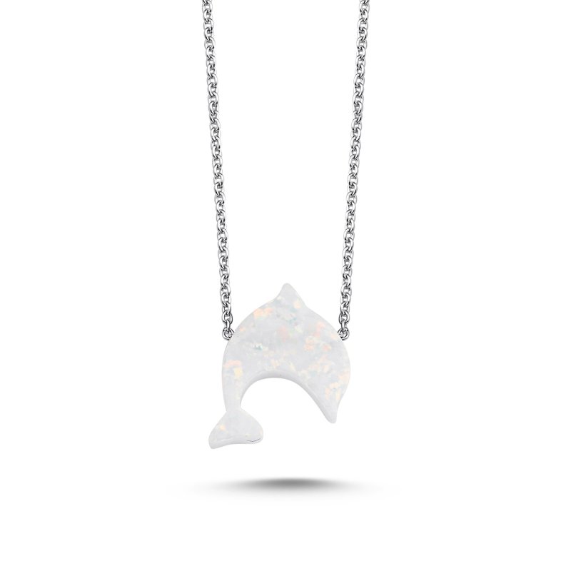 White%20Opal%20Dolphin%20Necklace