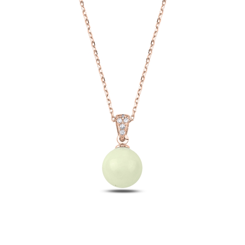 Mother%20of%20Pearl%20Ball%20Necklace-Rose%20Gold%20Plated