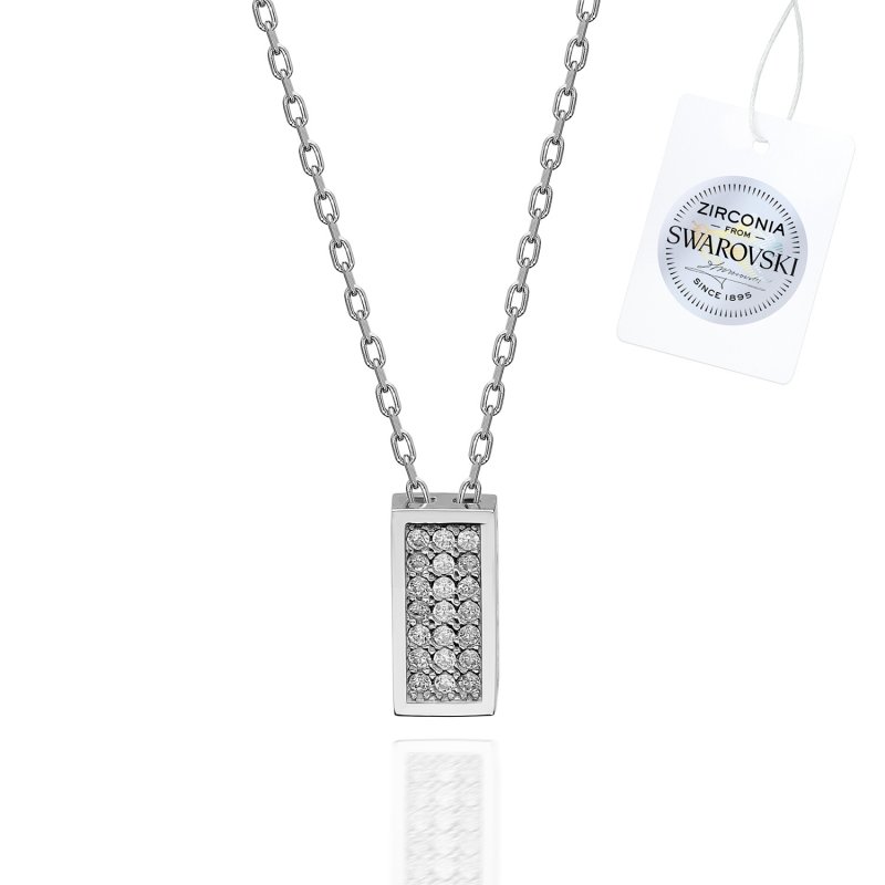 Swarovski%20Zirconia%20Rectangle%20Necklace