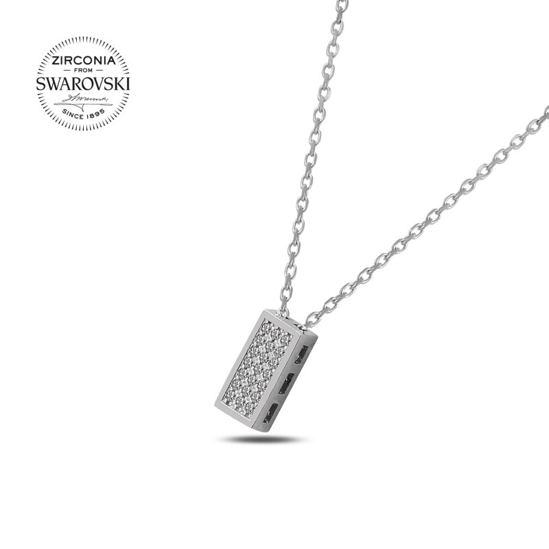 Swarovski%20Zirconia%20Rectangle%20Necklace