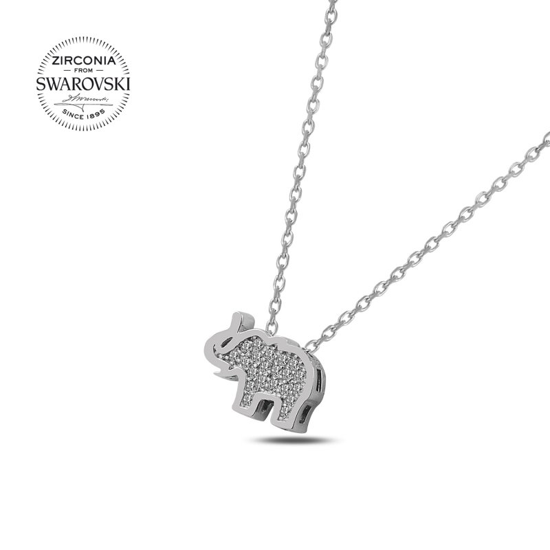 Swarovski%20Zirconia%20Elephant%20Necklace