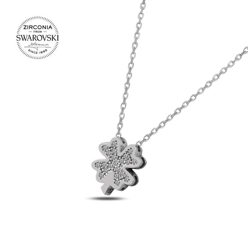 Swarovski%20Zirconia%20Clover%20Necklace