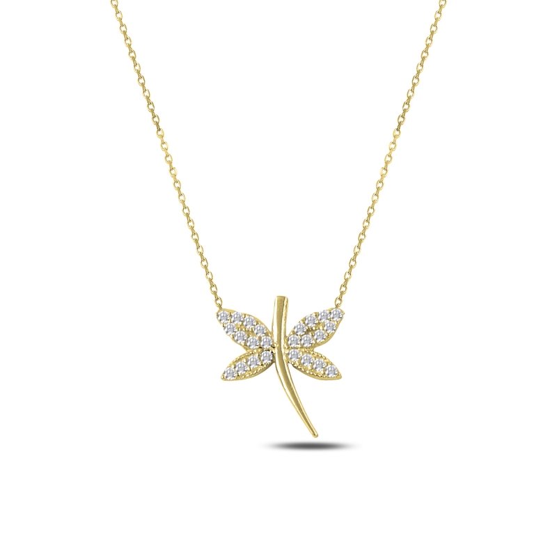 Dragonfly%20CZ%20Necklace-Gold%20Plated