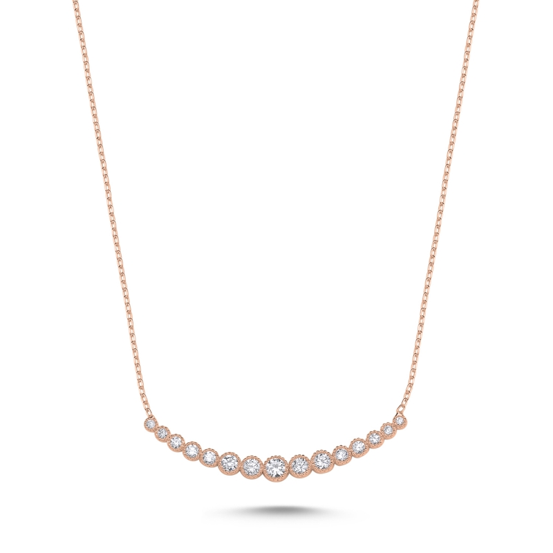 CZ%20Tennis%20Necklace-Rose%20Gold%20Plated