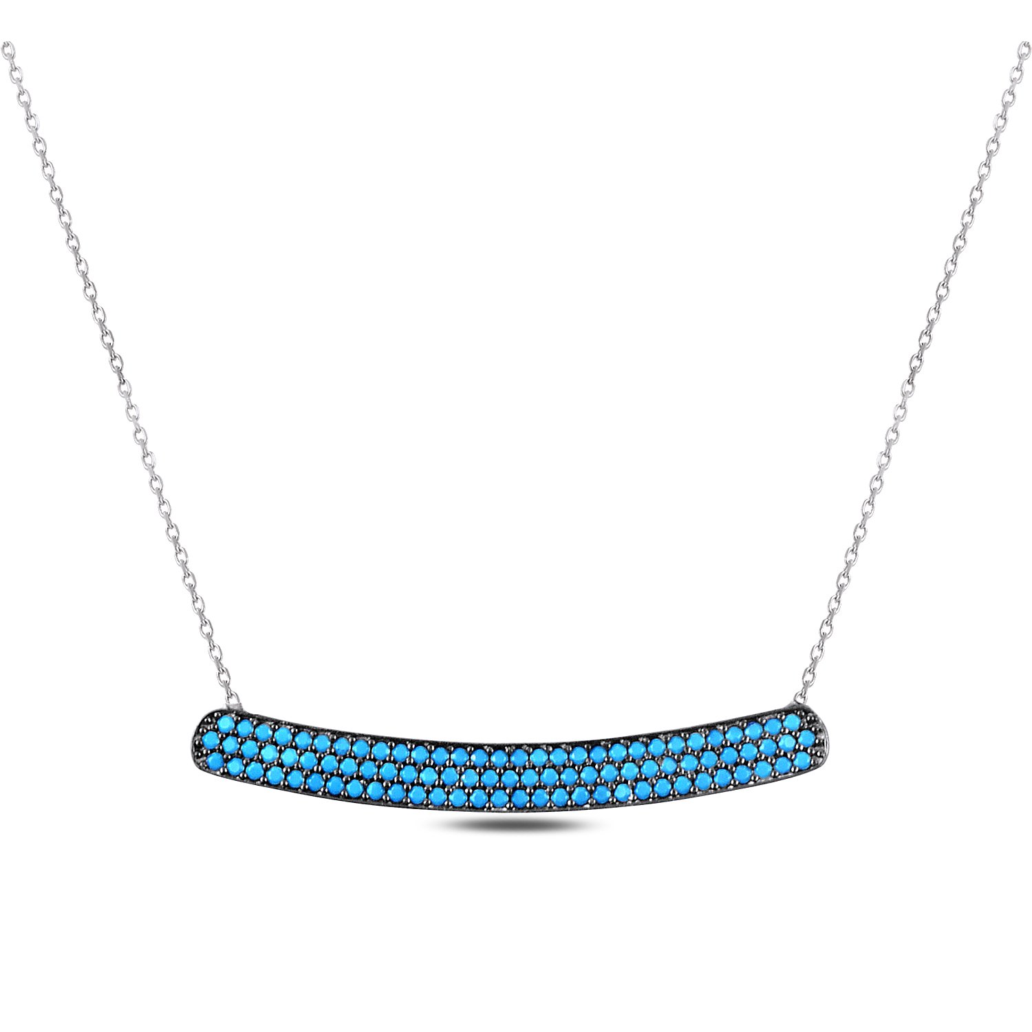 CZ%20Nano%20Turquoise%20Necklace-Rodyum%20kaplama