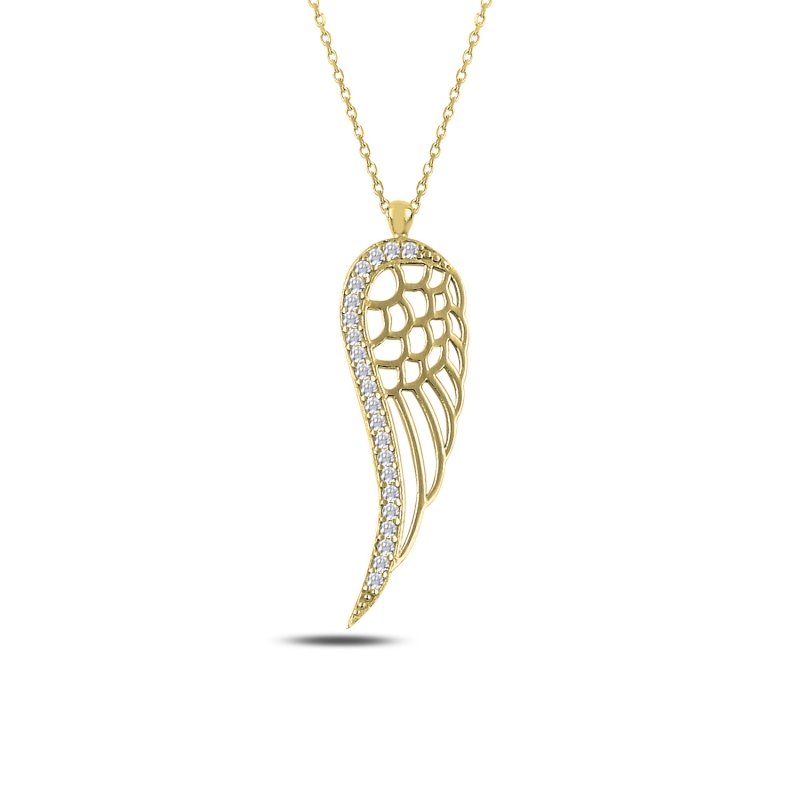 CZ%20Wing%20Necklace-Gold%20Plated