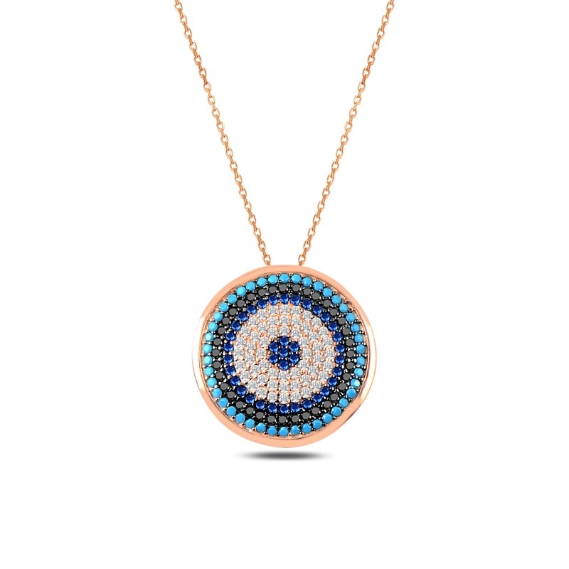 CZ%20Evil%20Eye%20Necklace-Rose%20Gold%20Plated