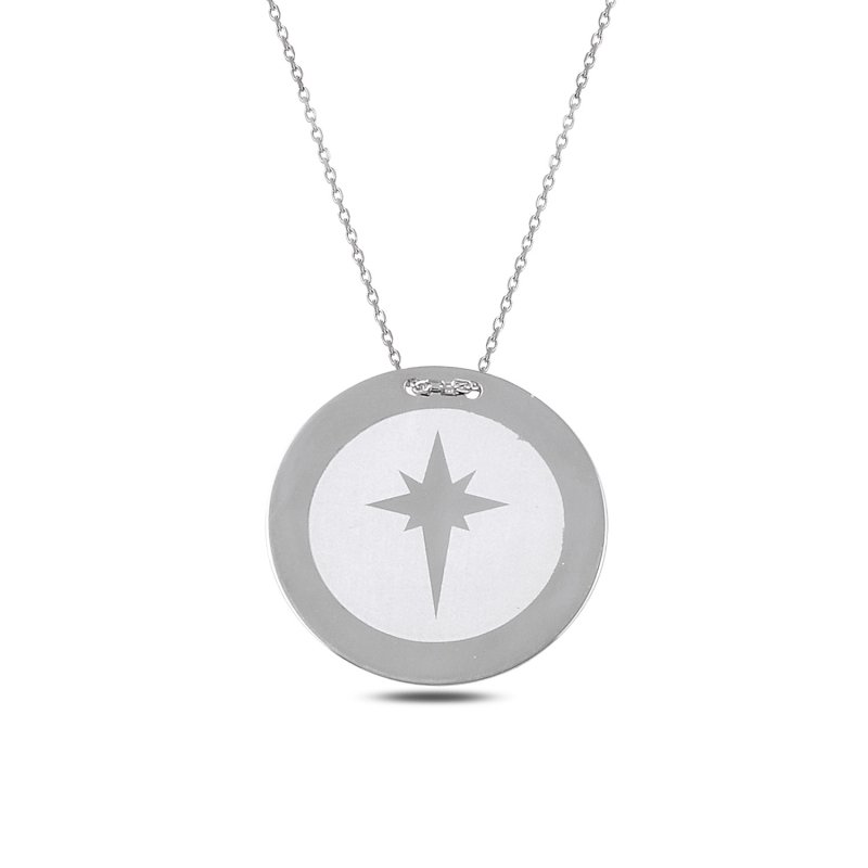 Polaris%20Laser%20Engraved%20Round%20Plate%20Necklace