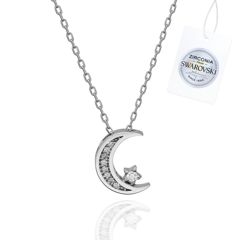 Swarovski%20Zirconia%20Crescent%20Moon%20&%20Star%20Necklace