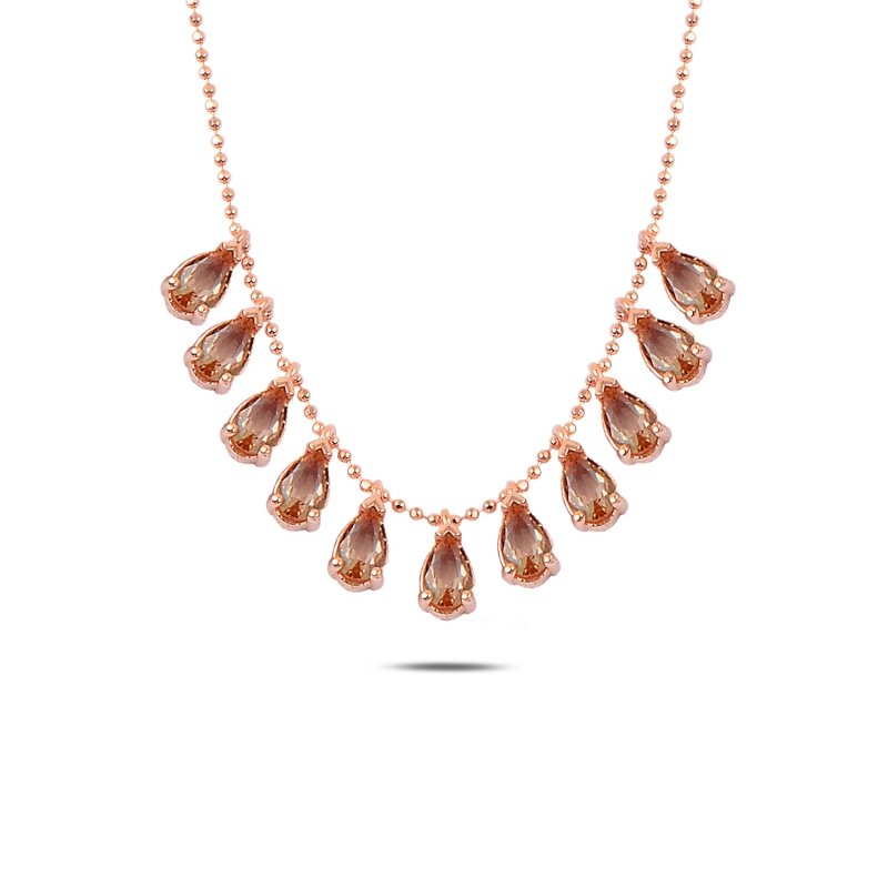 Teardrop%20Zultanite%20Dangle%20Necklace-Rose%20Gold%20Plated