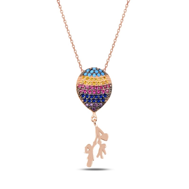 CZ%20Balloon%20With%20Boy%20&%20Girl%20Necklace-Rose%20Gold%20Plated