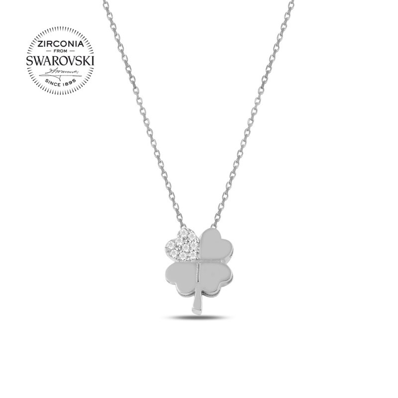 Swarovski%20Zirconia%20Clover%20Necklace