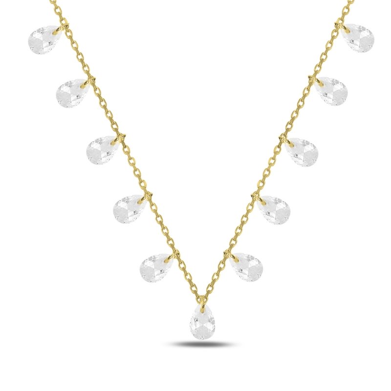 Dangle%20Drop%20CZ%20Charm%20Necklace-Gold%20Plated