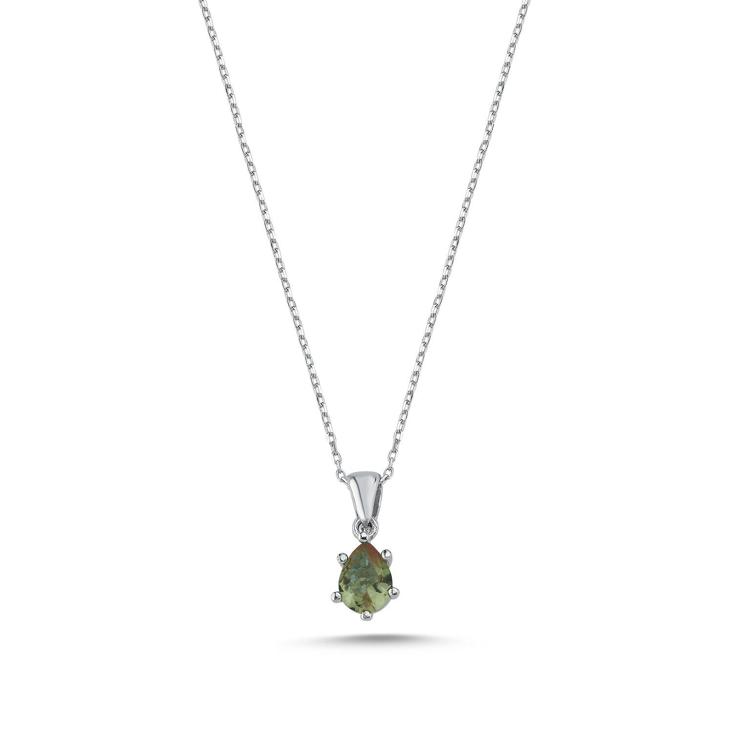 Zultanite%20Solitaire%20Necklace-Rodyum%20kaplama