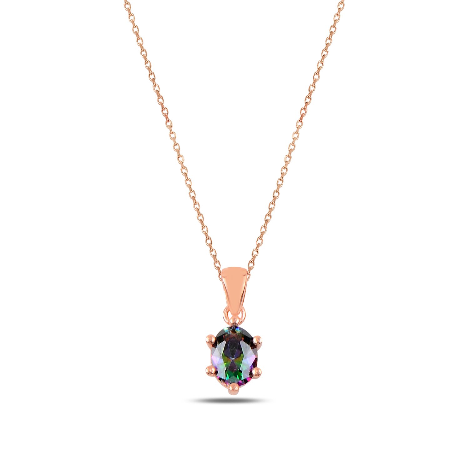 Mystic%20Topaz%20CZ%20Solitaire%20Necklace-Rose%20kaplama