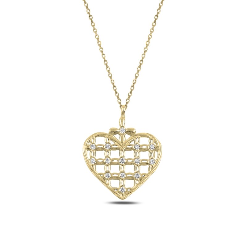 Heart%20CZ%20Necklace-Gold%20Plated