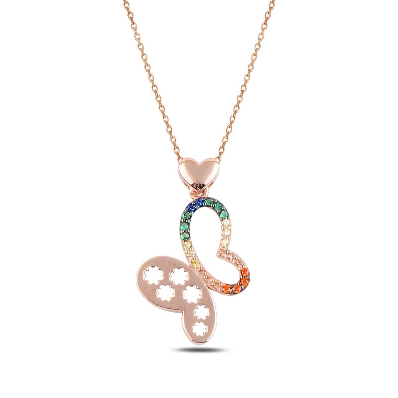 Colorful%20CZ%20Butterfly%20Necklace