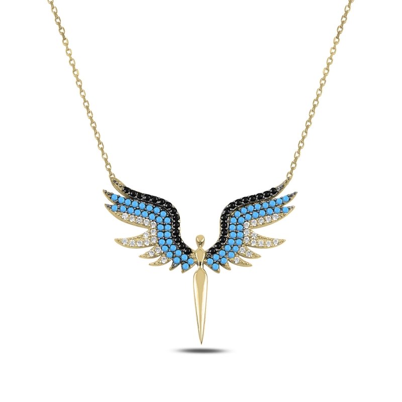 Colorful%20CZ%20Angel%20Necklace-Gold%20Plated