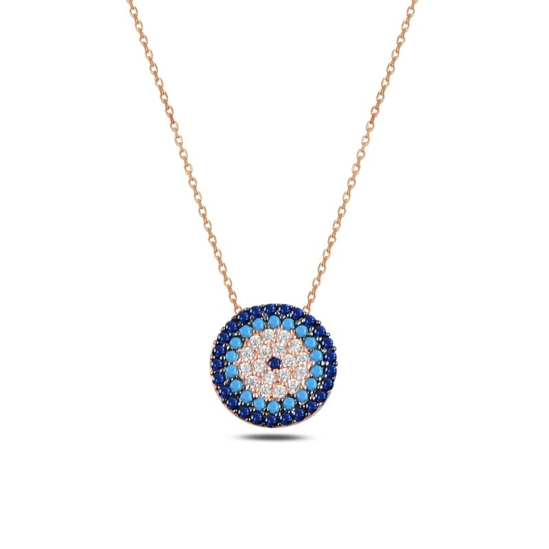 CZ%20Evil%20Eye%20Necklace-Rose%20Gold%20Plated