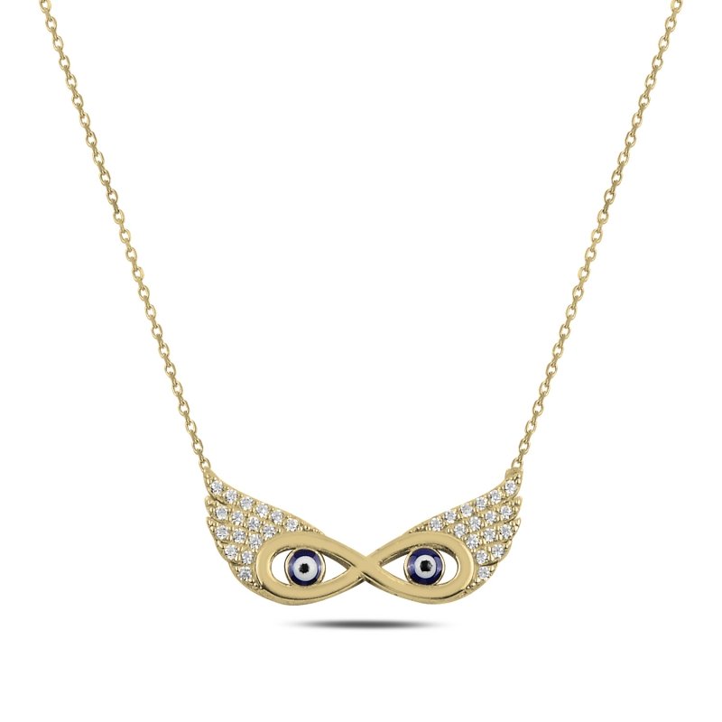 CZ%20Wings,%20Infinity%20&%20Evil%20Eye%20Necklace-Gold%20Plated