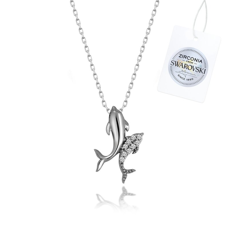 Swarovski%20Zirconia%20Dolphin%20Necklace