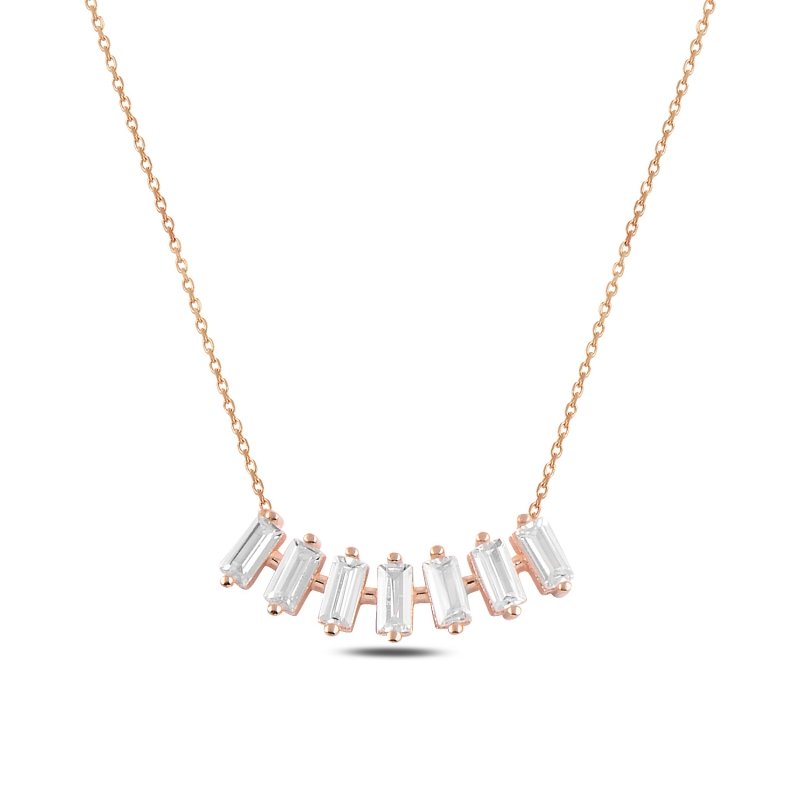 Baguette%20CZ%20Necklace-Rose%20Gold%20Plated