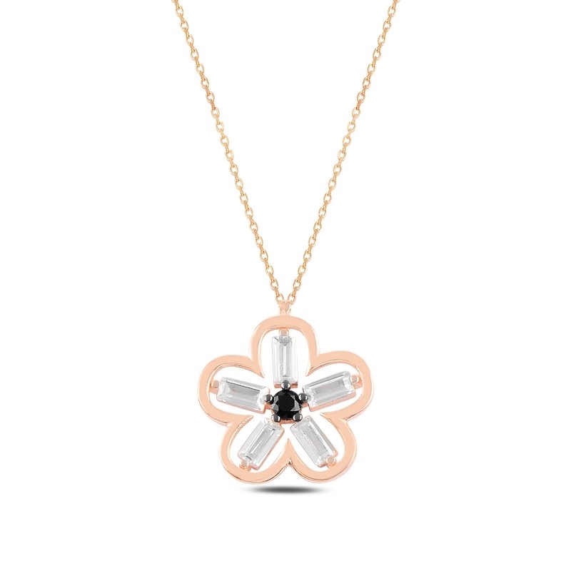 Daisy%20Baguette%20CZ%20Necklace-Rose%20Gold%20Plated