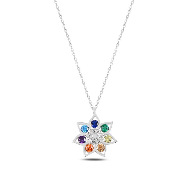 Flower%20Colorful%20CZ%20Necklace