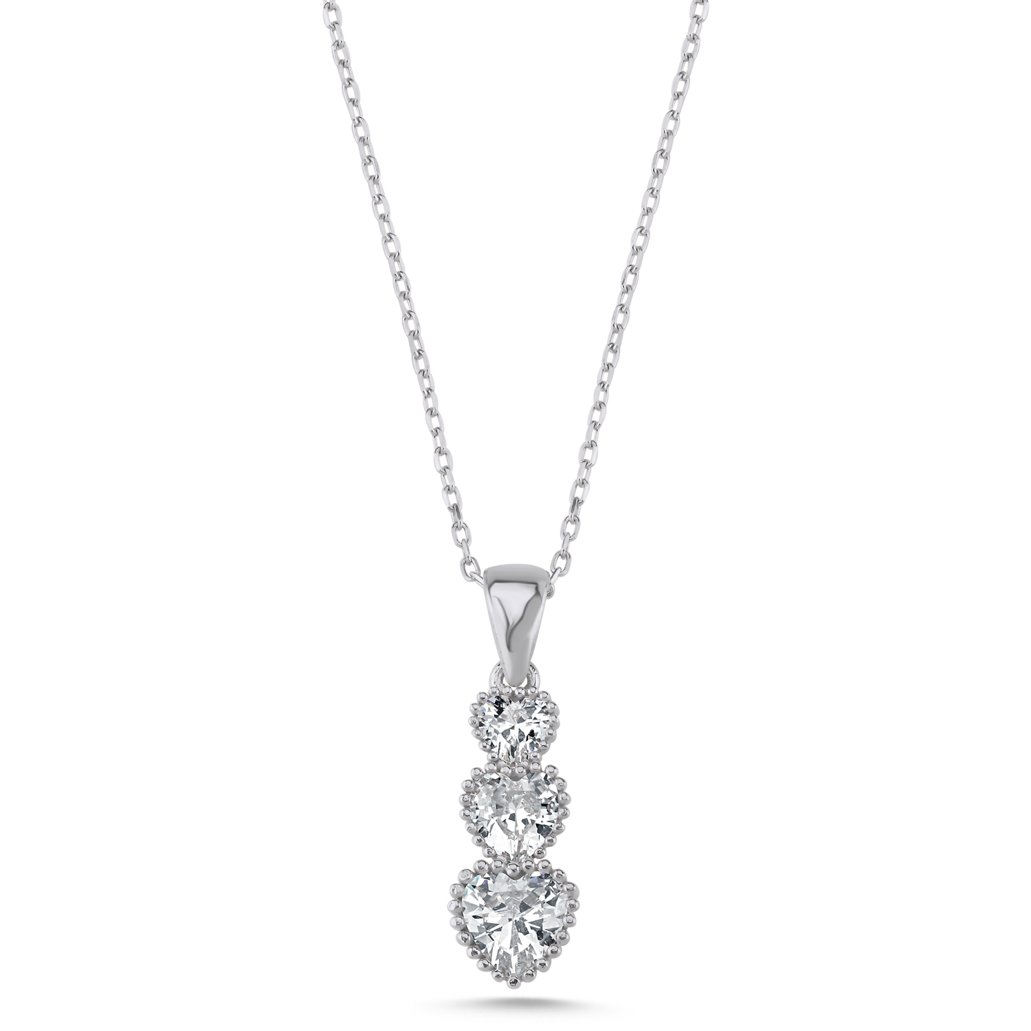 Trickle%20Heart%20CZ%20Necklace