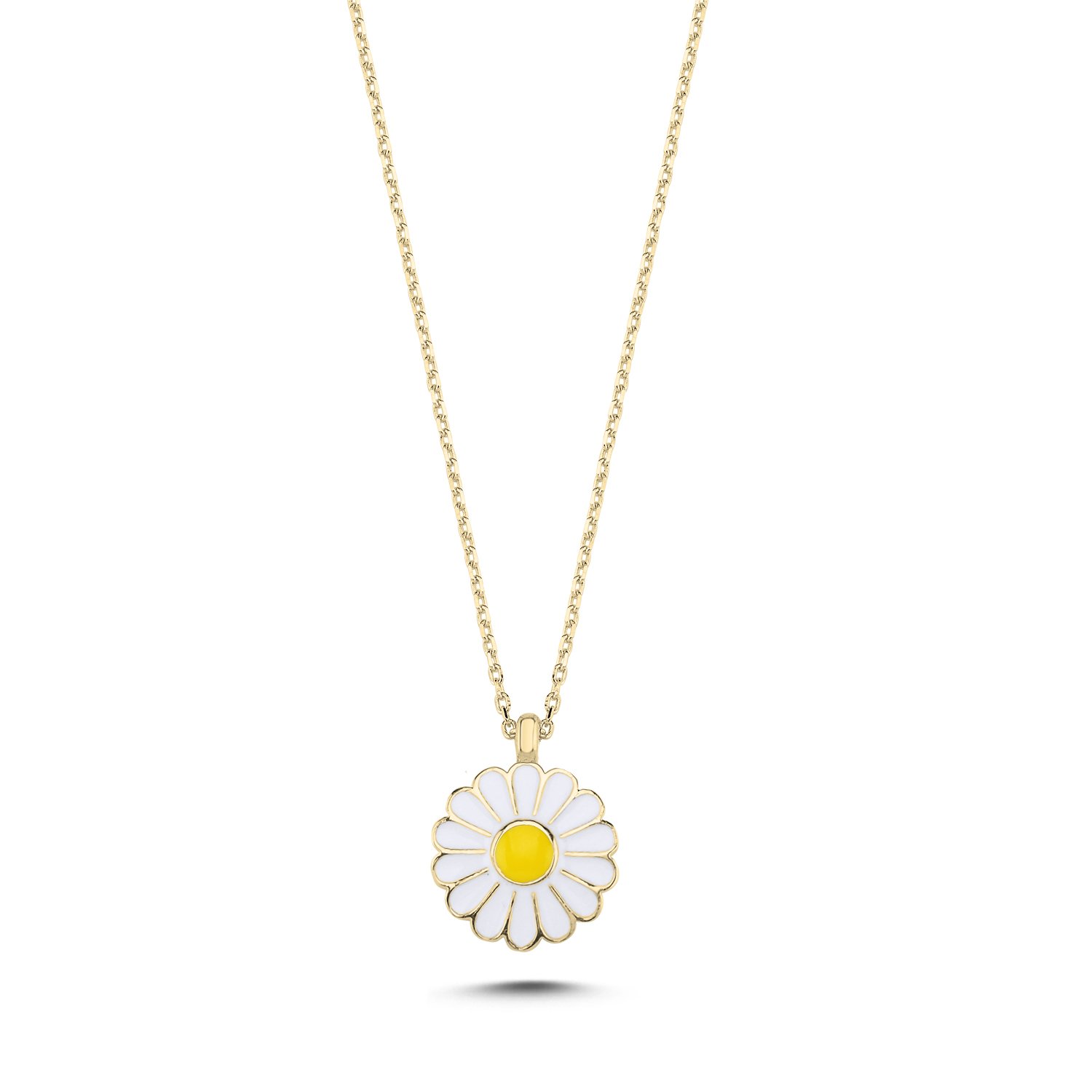 Enamel%20Daisy%20Necklace-Altın%20kaplama