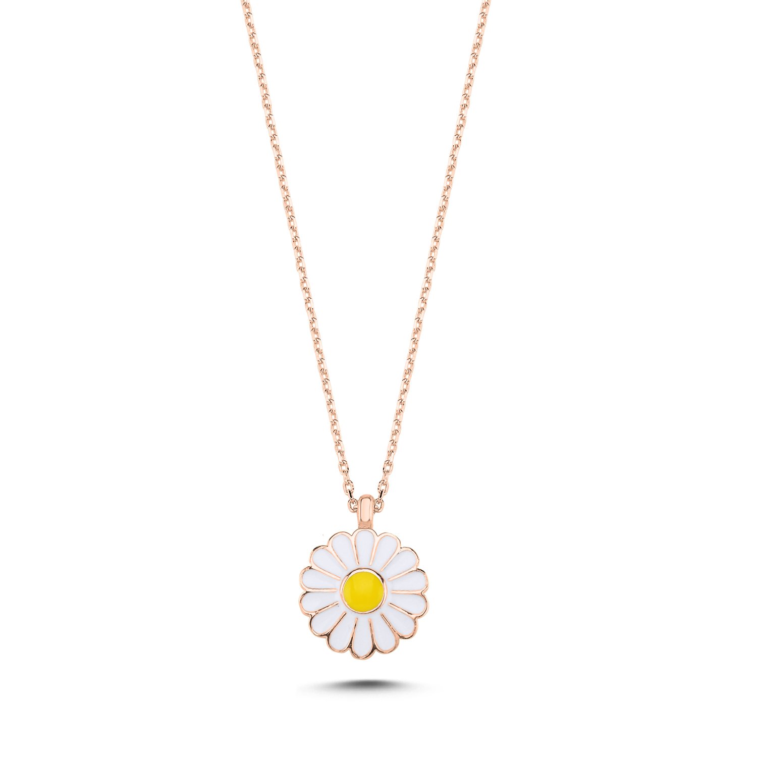 Enamel%20Daisy%20Necklace-Rose%20kaplama