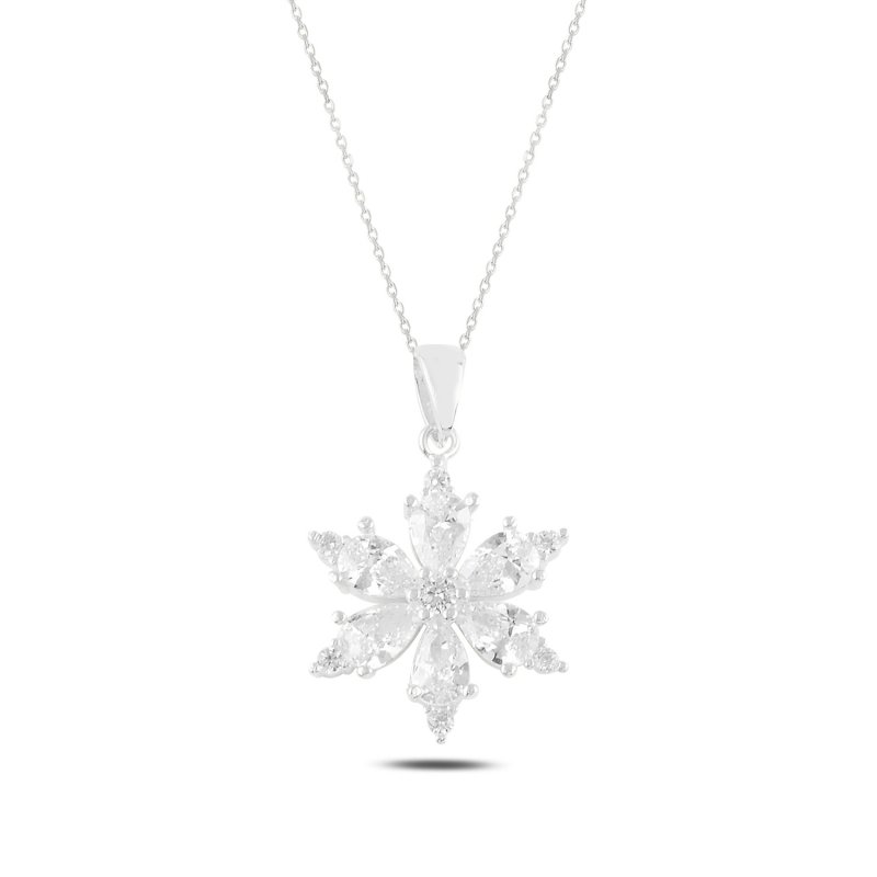 Lotus%20Flower%20Teardrop%20CZ%20Necklace