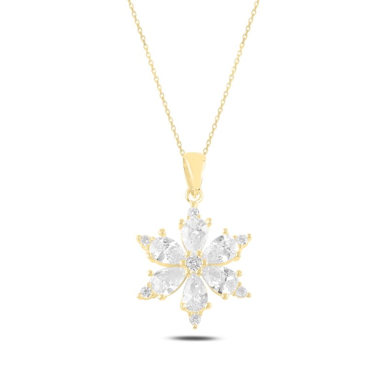 Lotus%20Flower%20Teardrop%20CZ%20Necklace