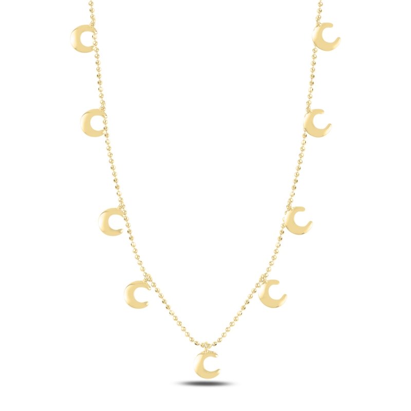 Crescent%20Moon%20Dangle%20Charm%20Necklace-Gold%20Plated