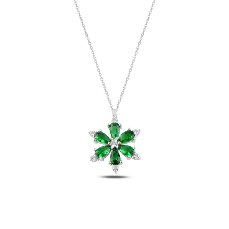 Lotus%20Flower%20Emerald%20CZ%20Necklace