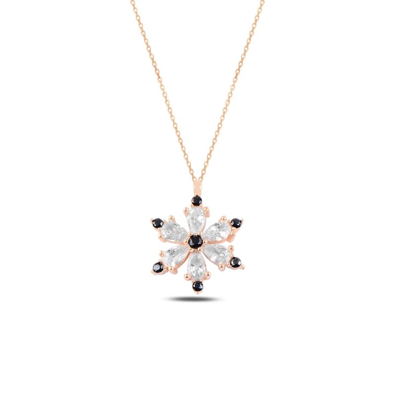 Lotus%20Flower%20Black%20CZ%20Necklace