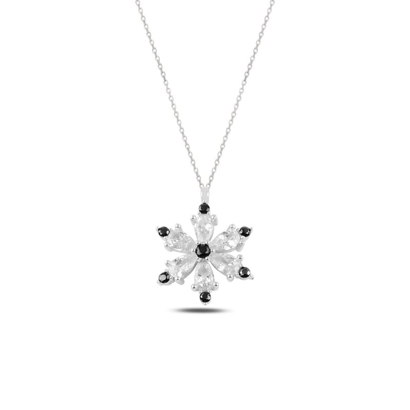 Lotus%20Flower%20Black%20CZ%20Necklace