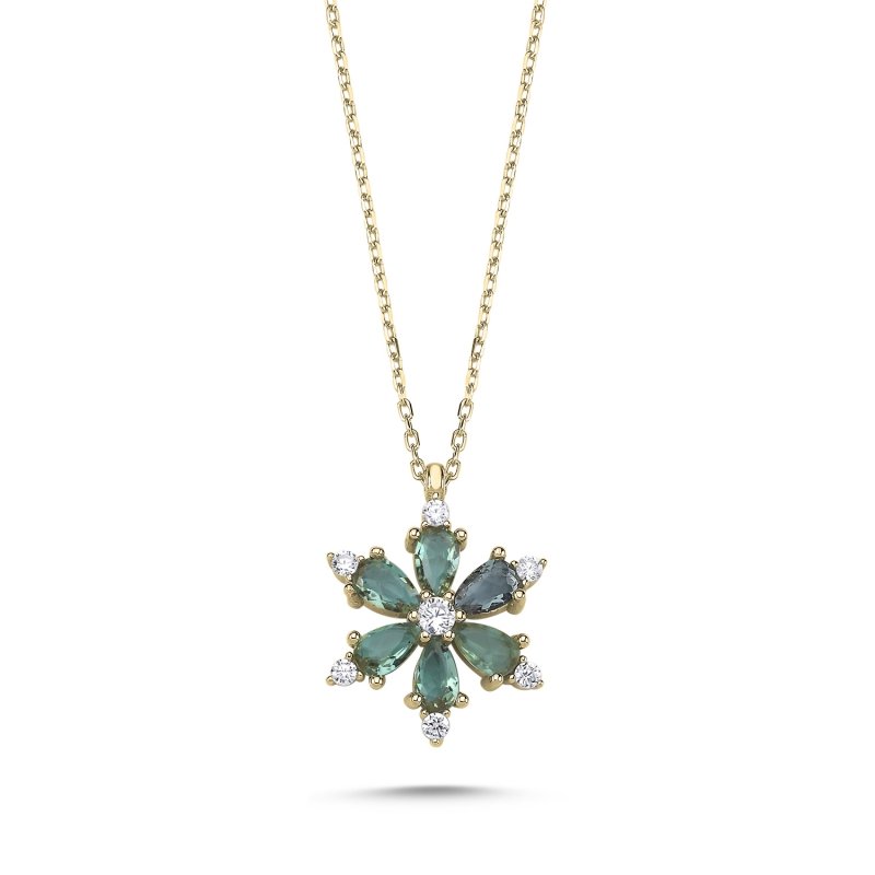 Lotus%20Flower%20Zultanit%20CZ%20Necklace-Gold%20Plated