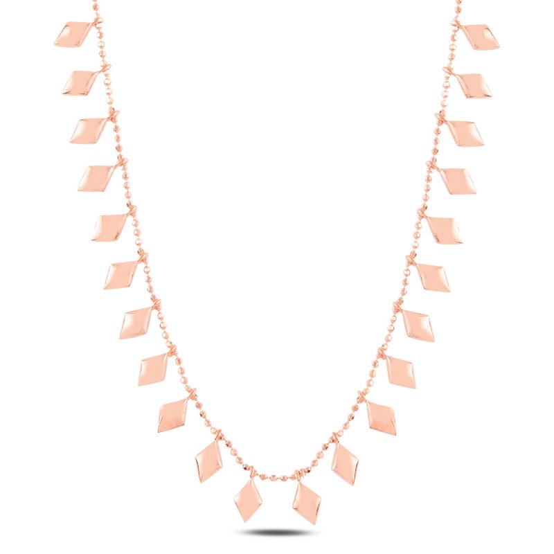 Camber%20Diamond%20Shape%20Dangle%20Charm%20Necklace-Rose%20Gold%20Plated