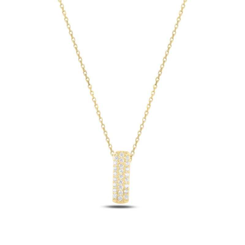 -I-%20Initial%20CZ%20Necklace-Gold%20Plated