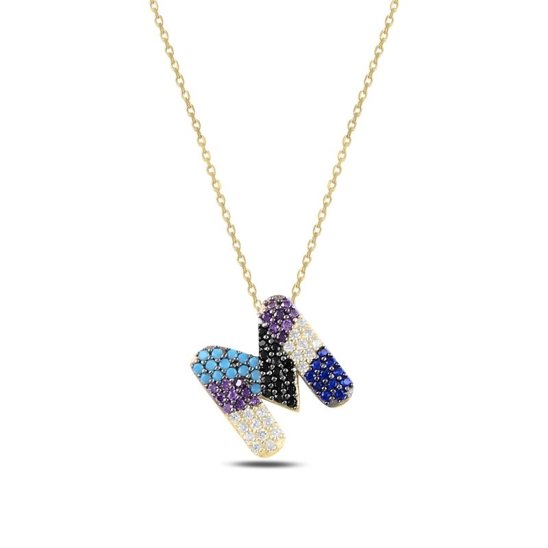 -M-%20Initial%20Multi%20Color%20CZ%20Necklace