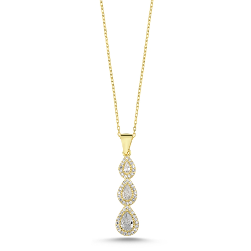 Teardrop%20CZ%20Necklace-Gold%20Plated