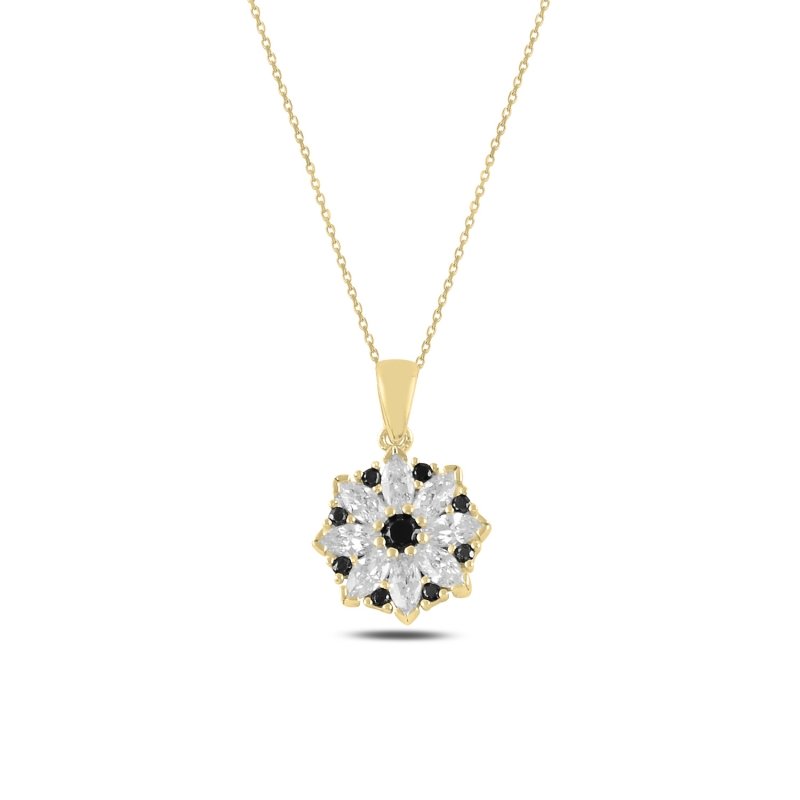 Flower%20CZ%20Necklace-Gold%20Plated