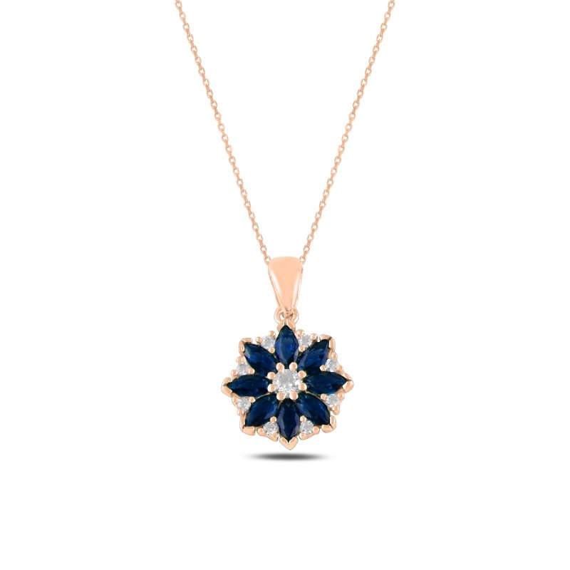 Flower%20Sapphire%20CZ%20Necklace