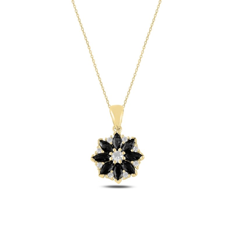 Flower%20Black%20CZ%20Necklace