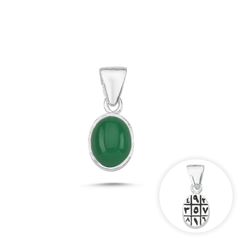 Green%20Agate%20&%20Arabic%20Abjad%20Numerology%20Double%20Sided%20Pendant