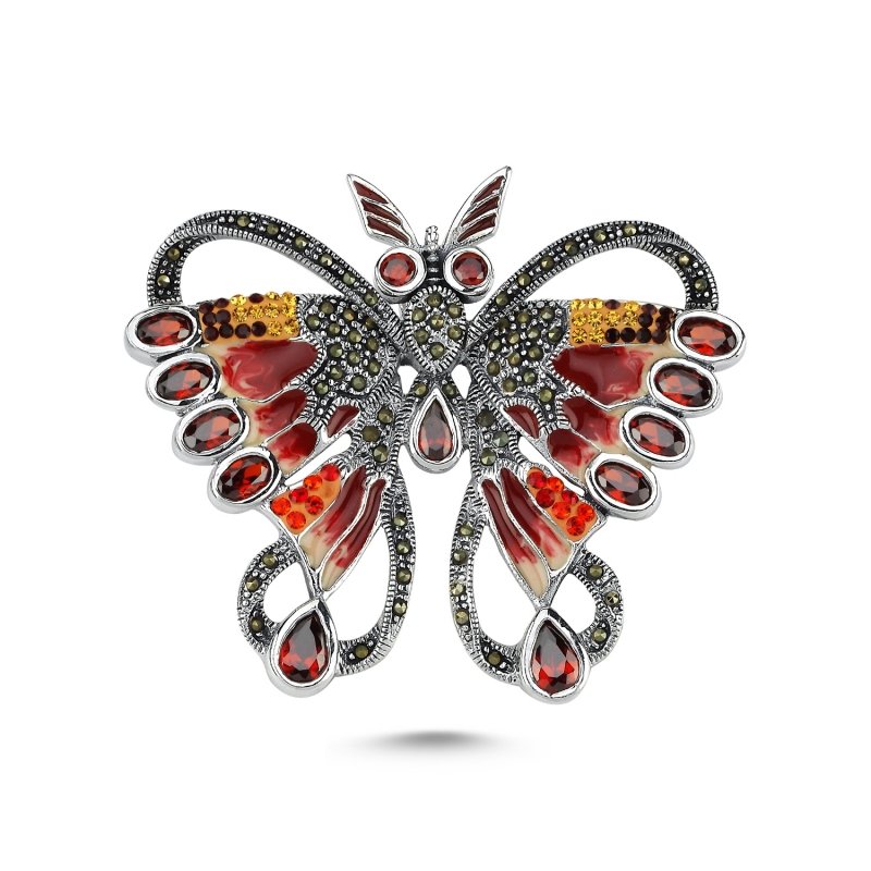 Butterfly%20Enamel,%20CZ,%20Marcasite%20Brooch%20&%20Pendant